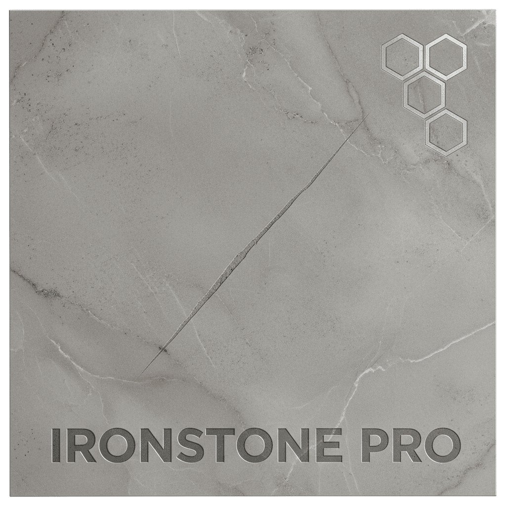 Detailed view of porcelain stoneware texture