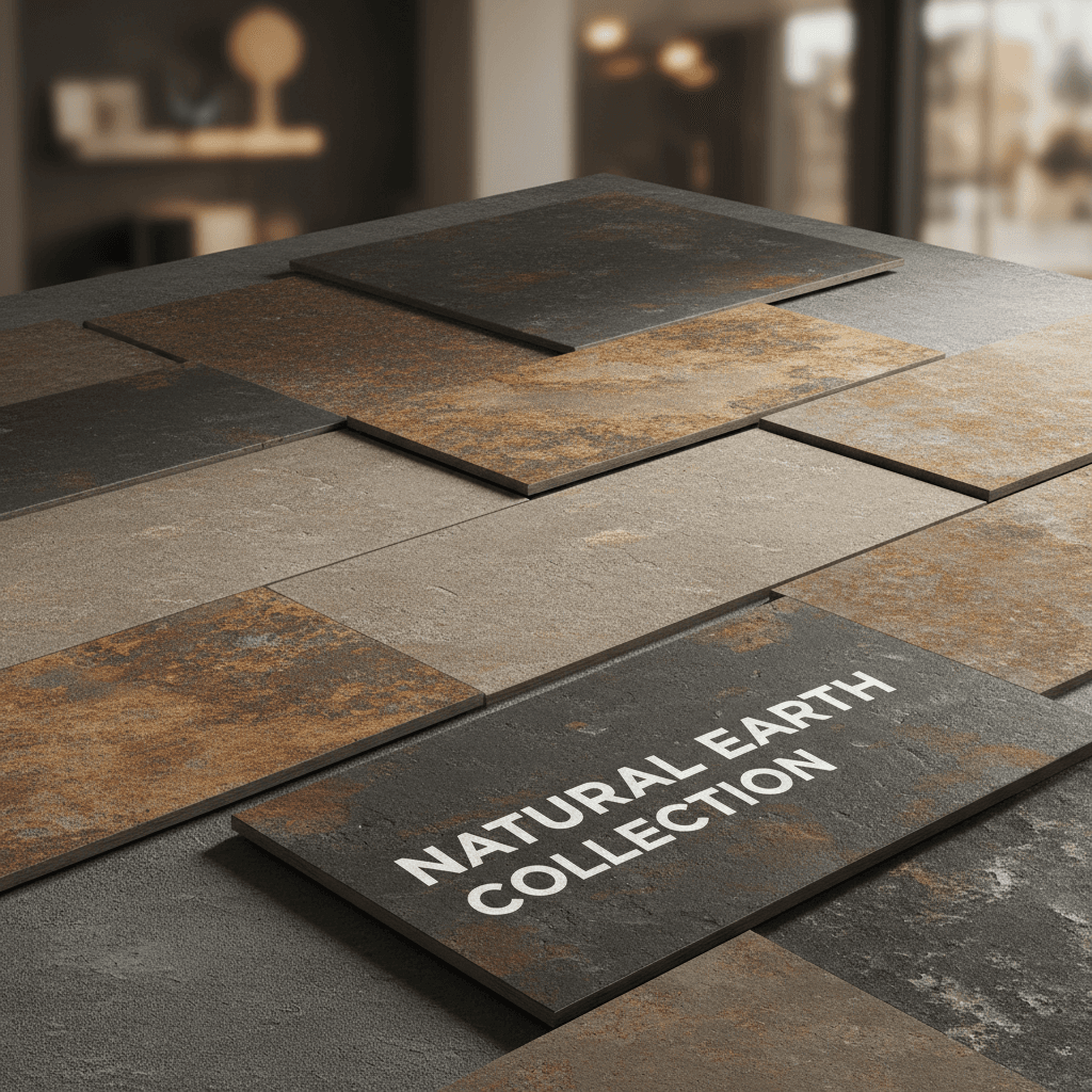 Premium porcelain stoneware tiles collection